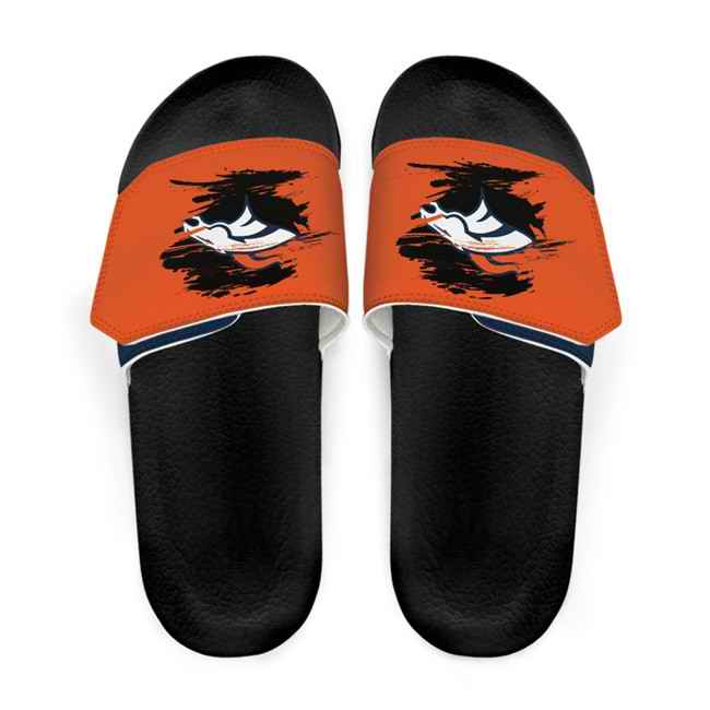 Men's Denver Broncos Beach Adjustable Slides Non-Slip Slippers/Sandals/Shoes 003